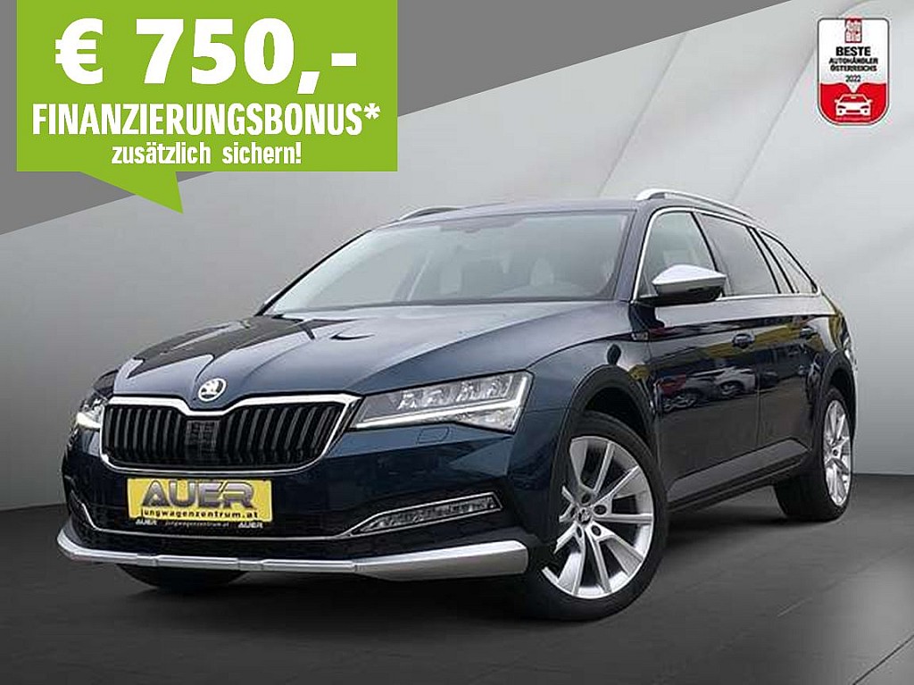 Skoda Superb Kombi 2,0 TDI 4x4 Scout DSG | Navi | LED
