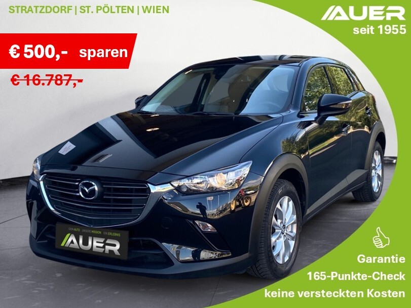 Mazda CX-3 G121 Life Plus | Klimaautomatik | Alu